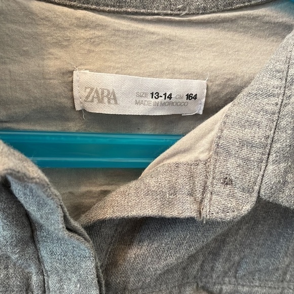 Zara kids size 13-14 years causal dress in grey - Picture 2 of 6